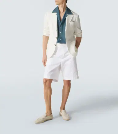 Kiton Linen bowling shirt | Thumbnail 4