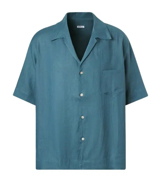 Kiton Linen bowling shirt