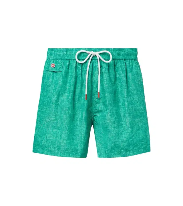 Kiton Logo swim trunks