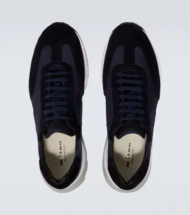 Kiton Suede-trimmed sneakers | Thumbnail 6