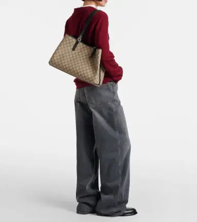 Gucci GG Emblem Large shopper | Thumbnail 7