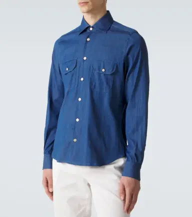 Kiton Denim shirt | Thumbnail 4