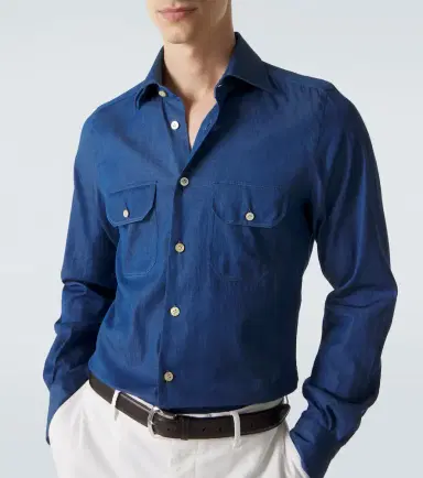 Kiton Denim shirt | Thumbnail 5
