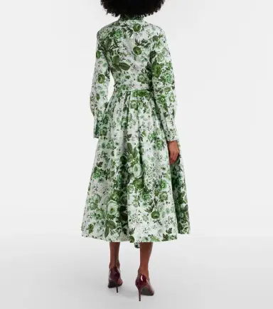 Erdem Floral cotton shirt dress | Thumbnail 3