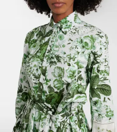 Erdem Floral cotton shirt dress | Thumbnail 5