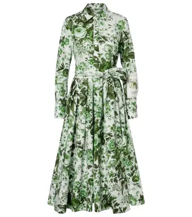 Erdem Floral cotton shirt dress | Thumbnail 1