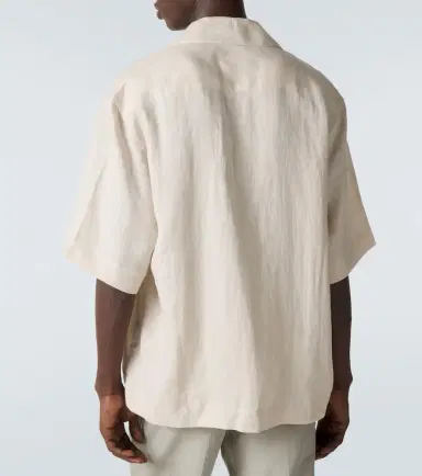 Kiton Linen bowling shirt | Thumbnail 2