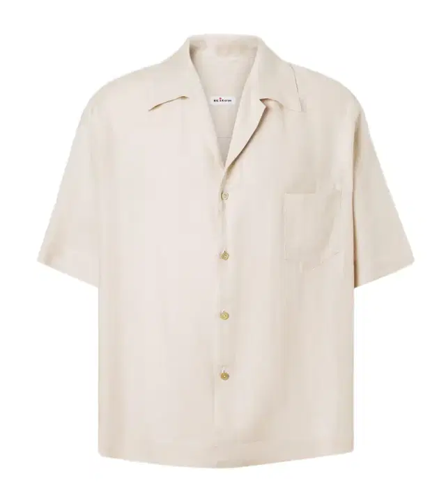 Kiton Linen bowling shirt