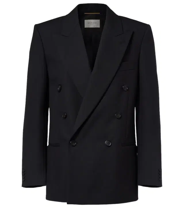 Saint Laurent Double-breasted wool blazer