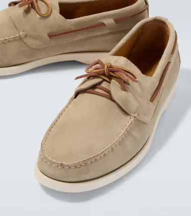 Kiton Suede boat shoes | Thumbnail 3