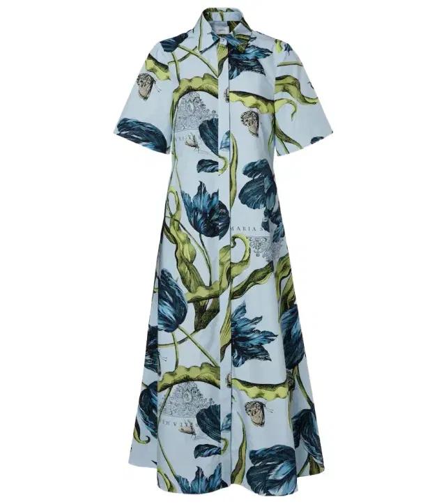Erdem Floral cotton midi dress