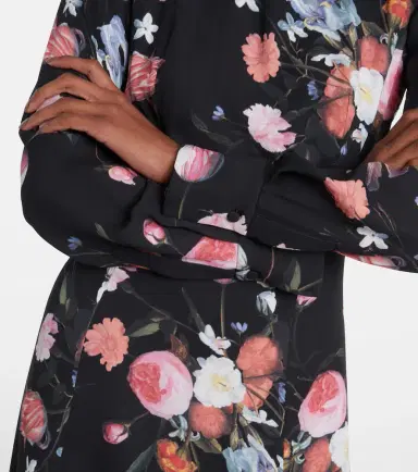 Erdem Floral crêpe midi dress | Thumbnail 2