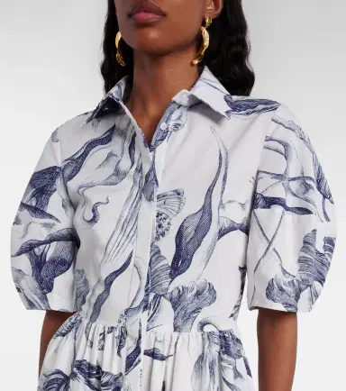 Erdem Floral cotton poplin shirt dress | Thumbnail 3 Erdem Floral cotton poplin shirt dress | Thumbnail 3