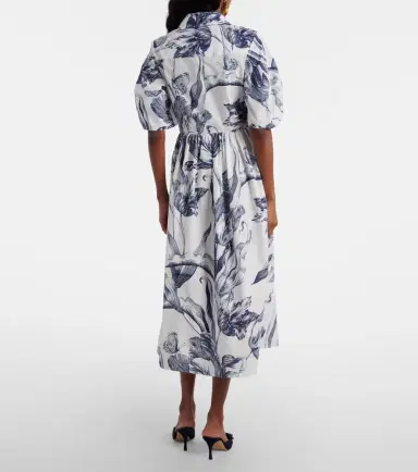 Erdem Floral cotton poplin shirt dress | Thumbnail 4 Erdem Floral cotton poplin shirt dress | Thumbnail 4