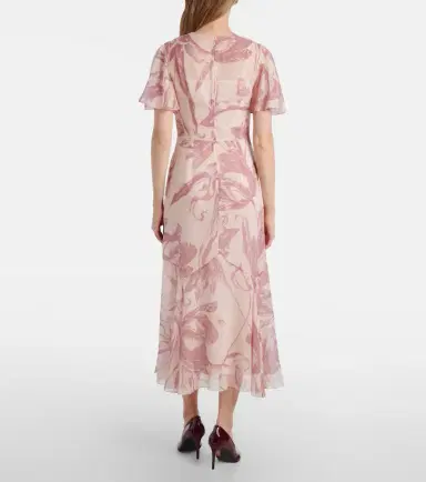 Erdem Printed silk midi dress | Thumbnail 5 Erdem Printed silk midi dress | Thumbnail 5