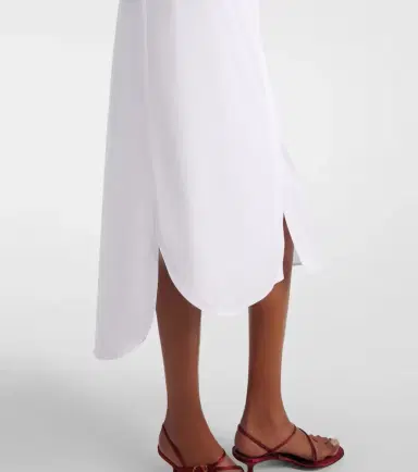 Erdem Embroidered cotton poplin shirt dress | Thumbnail 5 Erdem Embroidered cotton poplin shirt dress | Thumbnail 5