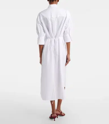 Erdem Embroidered cotton poplin shirt dress | Thumbnail 6 Erdem Embroidered cotton poplin shirt dress | Thumbnail 6