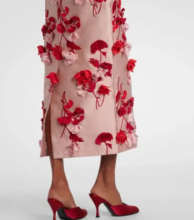 Erdem Floral-appliqué cocktail dress | Thumbnail 2