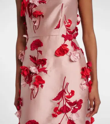 Erdem Floral-appliqué cocktail dress | Thumbnail 3