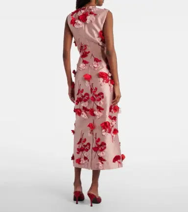 Erdem Floral-appliqué cocktail dress | Thumbnail 7