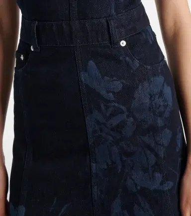 Erdem Floral denim midi dress | Thumbnail 2