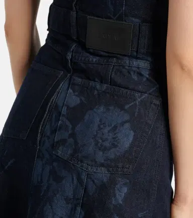 Erdem Floral denim midi dress | Thumbnail 3