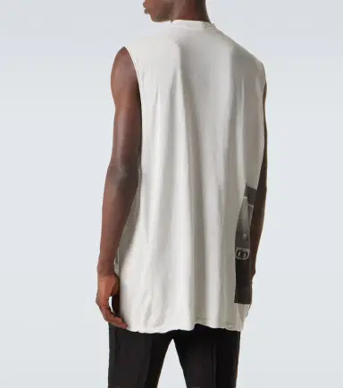 Rick Owens Jumbo printed cotton jersey tank top | Thumbnail 3 Rick Owens Jumbo printed cotton jersey tank top | Thumbnail 3