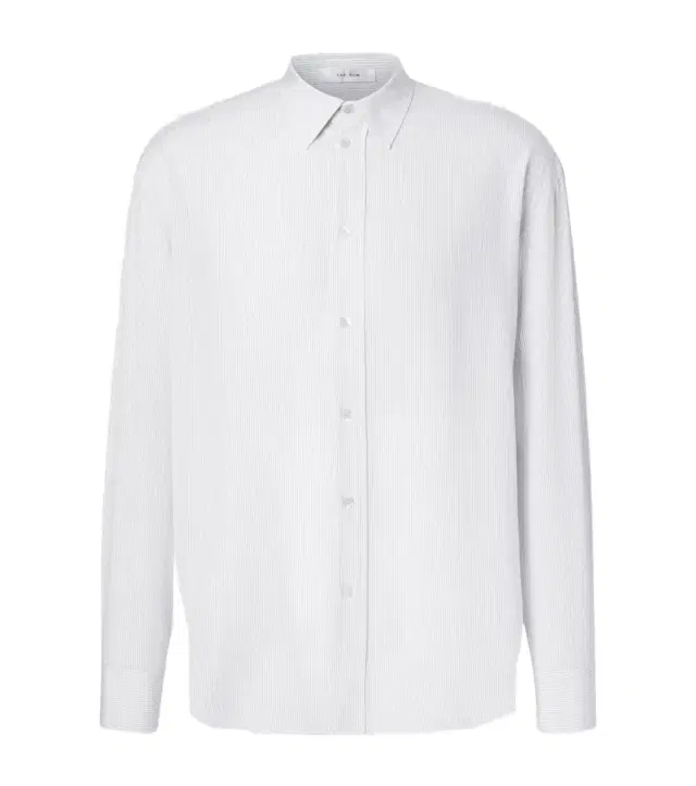 The Row Granada pinstripe silk poplin shirt