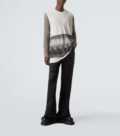 Rick Owens Bolan twill bootcut pants | Thumbnail 3