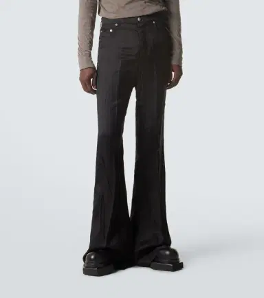 Rick Owens Bolan twill bootcut pants | Thumbnail 4
