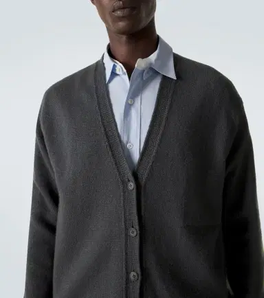 The Row Dine cashmere and linen cardigan | Thumbnail 5