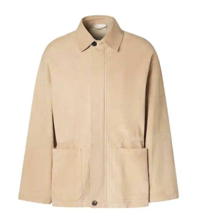 The Row Vilmo suede jacket