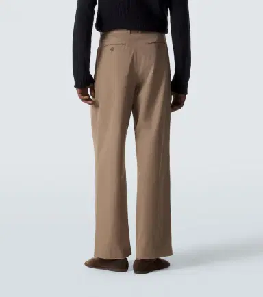 The Row Tibor cotton and cashmere wide-leg pants | Thumbnail 5 The Row Tibor cotton and cashmere wide-leg pants | Thumbnail 5