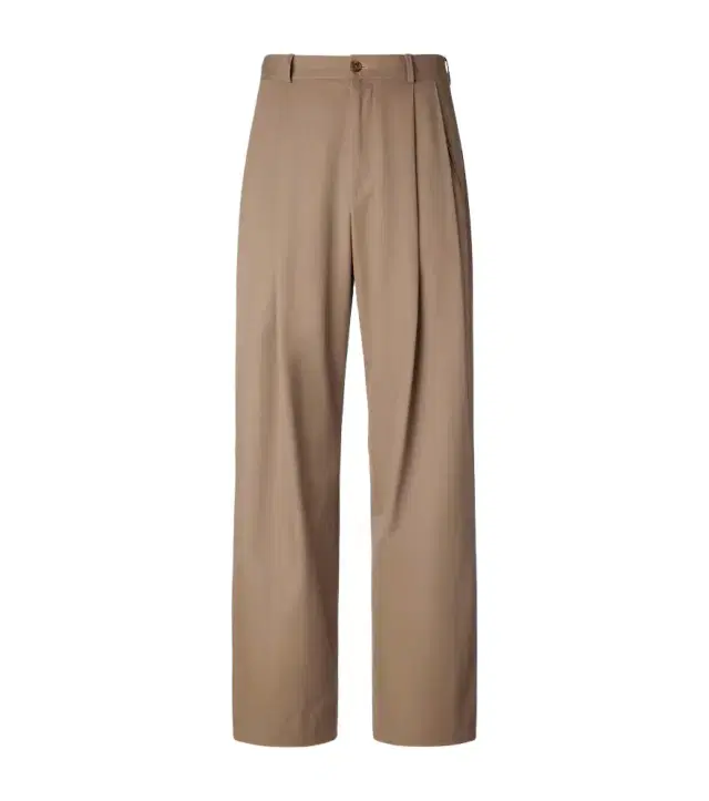 The Row Tibor cotton and cashmere wide-leg pants