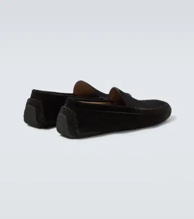 The Row Lucca suede slip-on shoes | Thumbnail 3