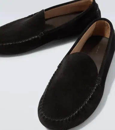 The Row Lucca suede slip-on shoes | Thumbnail 7
