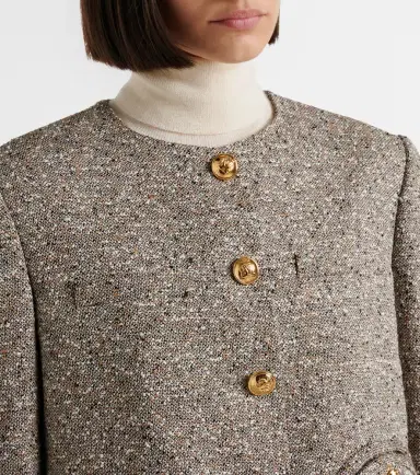 Blazé Milano Blazé Milano Shamo linen-blend tweed jacket | Thumbnail 6 Blazé Milano Blazé Milano Shamo linen-blend tweed jacket | Thumbnail 6