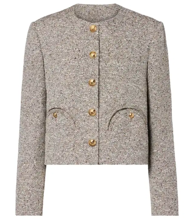 Blaze Milano Blazé Milano Shamo linen-blend tweed jacket