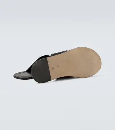The Row Malick Cross leather sandals | Thumbnail 2