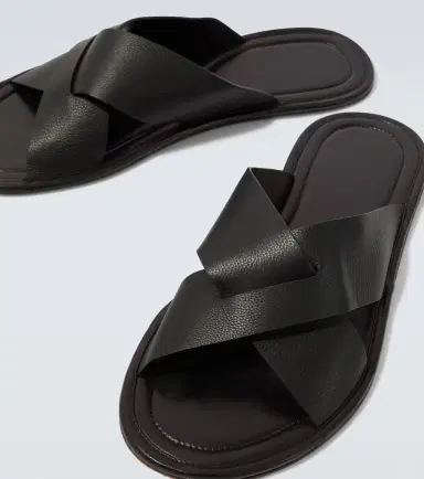 The Row Malick Cross leather sandals | Thumbnail 5