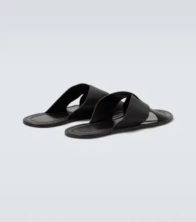 The Row Malick Cross leather sandals | Thumbnail 7