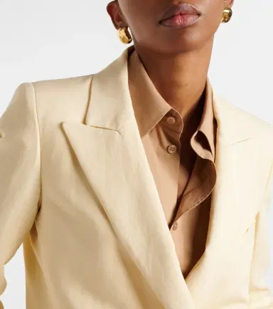 Blazé Milano Blazé Milano Savannah Everyday linen and silk blazer | Thumbnail 2 Blazé Milano Blazé Milano Savannah Everyday linen and silk blazer | Thumbnail 2