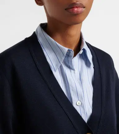 Blazé Milano Blazé Milano Wool, silk, and cashmere cardigan | Thumbnail 4