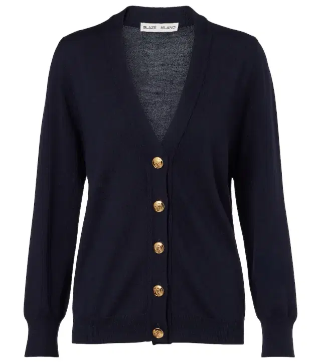 Blazé Milano Wool, silk, and cashmere cardigan