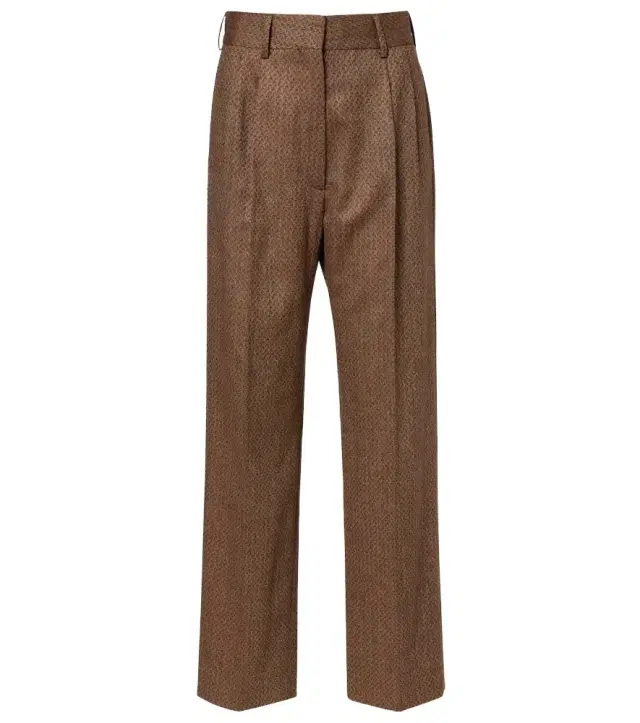 Blaze Milano Blazé Milano Amel silk and wool wide-leg pants