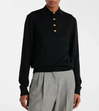 Blaze Milano Blazé Milano Alegria silk and cotton polo sweater | Thumbnail 2