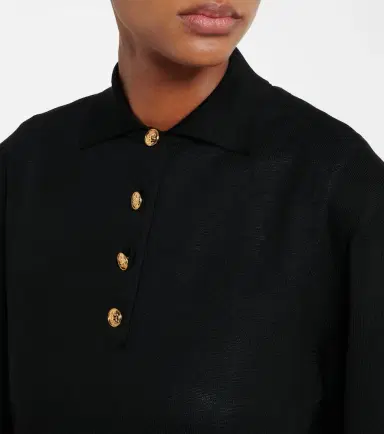 Blaze Milano Blazé Milano Alegria silk and cotton polo sweater | Thumbnail 6