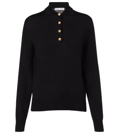 Blaze Milano Blazé Milano Alegria silk and cotton polo sweater | Thumbnail 1