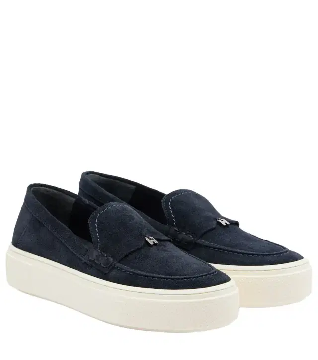 Hogan H705 suede slip-on shoes