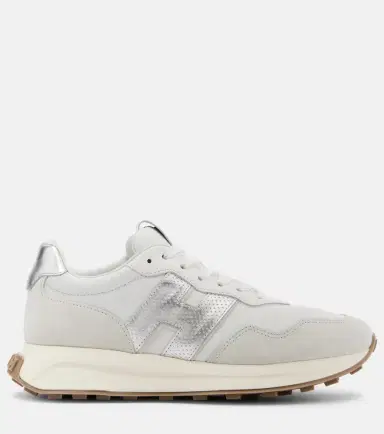 Hogan H641 leather and suede sneakers | Thumbnail 2
